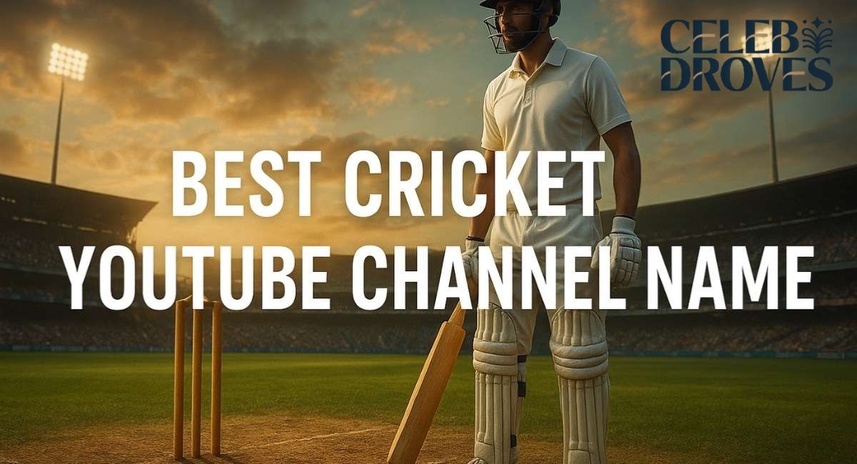 Best Cricket YouTube Channel Name Ideas 2026 | Unique & Catchy Names